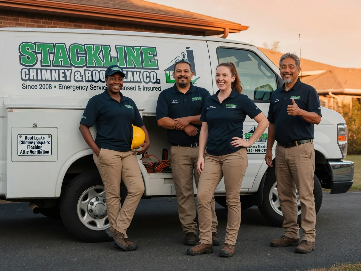 Chimney flashing repair company in Erie, KS